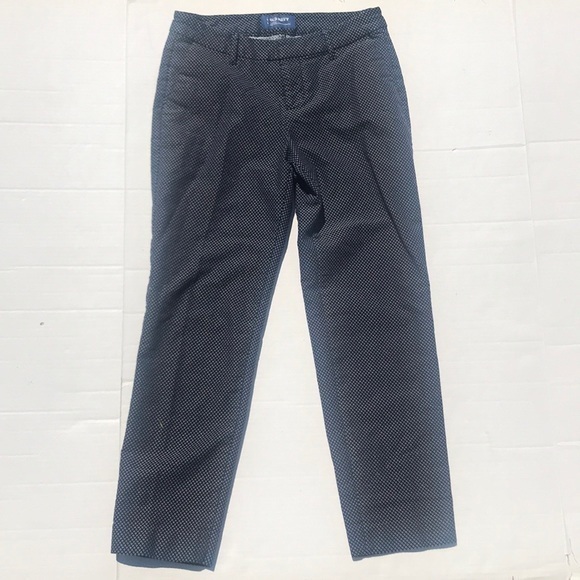 3/$25🍾🍾Old Navy Harper Dobby Navy/White Print Pants - Picture 4 of 12